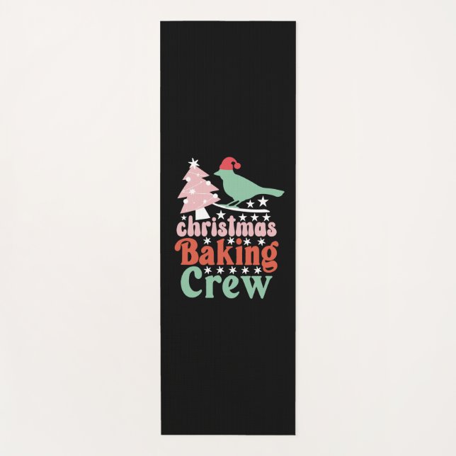 Xmas Gift Christmas Baking Crew Yoga Mat (Front)