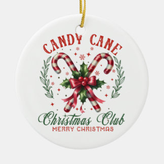 Xmas Gift Christmas Club Ceramic Tree Decoration