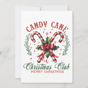 Xmas Gift Christmas Club Holiday Card