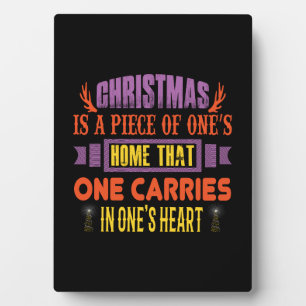 Xmas Gift Christmas Is A Piece Plaque