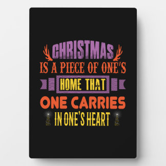 Xmas Gift Christmas Is A Piece Plaque