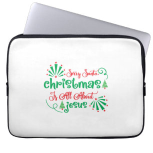 Xmas Gift Christmas Is All Laptop Sleeve