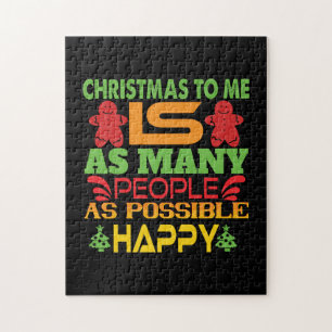Xmas Gift Christmas To Me Jigsaw Puzzle