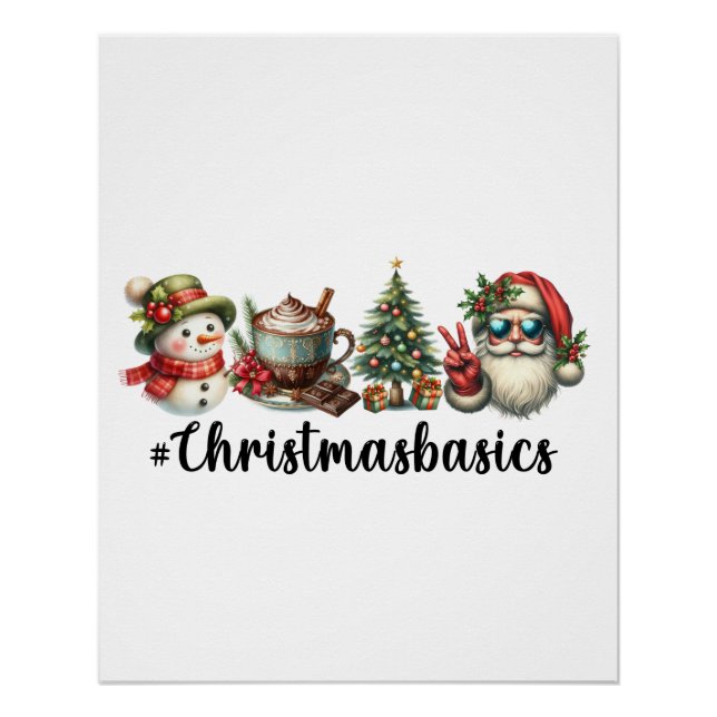 Xmas Gift Christmasbasics Poster (Front)