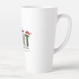 Xmas Gift Chritsmas Light Are My Favourite Colour Latte Mug
