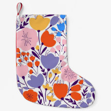 Xmas Gift Colourful And Bright Floral