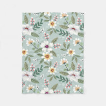 Xmas Gift Colourful Hand Drawn Flowers