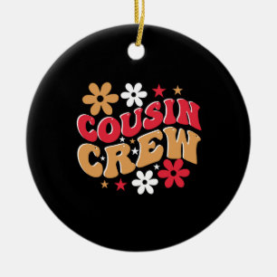 Xmas Gift Cousin Crew Ceramic Tree Decoration