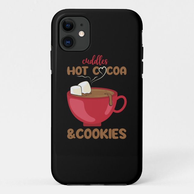 Xmas Gift Cuddles Cookies Case-Mate iPhone Case (Back)