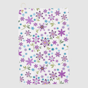 Xmas Gift Cute Floral Ditsy Golf Towel