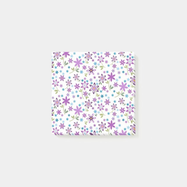 Xmas Gift Cute Floral Ditsy Post-it Notes (Front)
