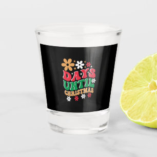 Xmas Gift Days Until Christmas Shot Glass