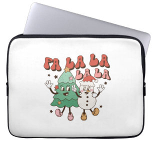 Xmas Gift Fa La La La La Laptop Sleeve