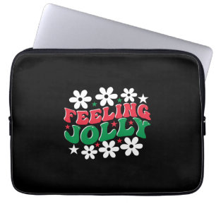 Xmas Gift Feeling Jolly Laptop Sleeve