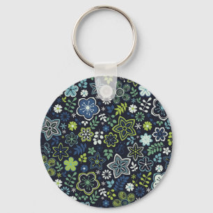 Xmas Gift Floral 3D Wall Art Key Ring