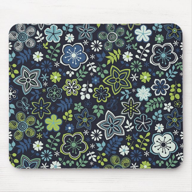 Xmas Gift Floral 3D Wall Art Mouse Mat (Front)