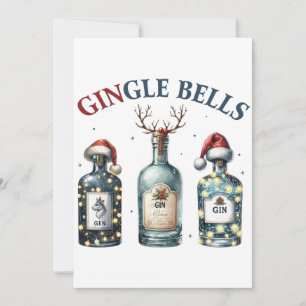 Xmas Gift Gingle Bells Invitation