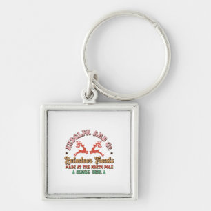 Xmas Gift Go Reindeer Treats Key Ring