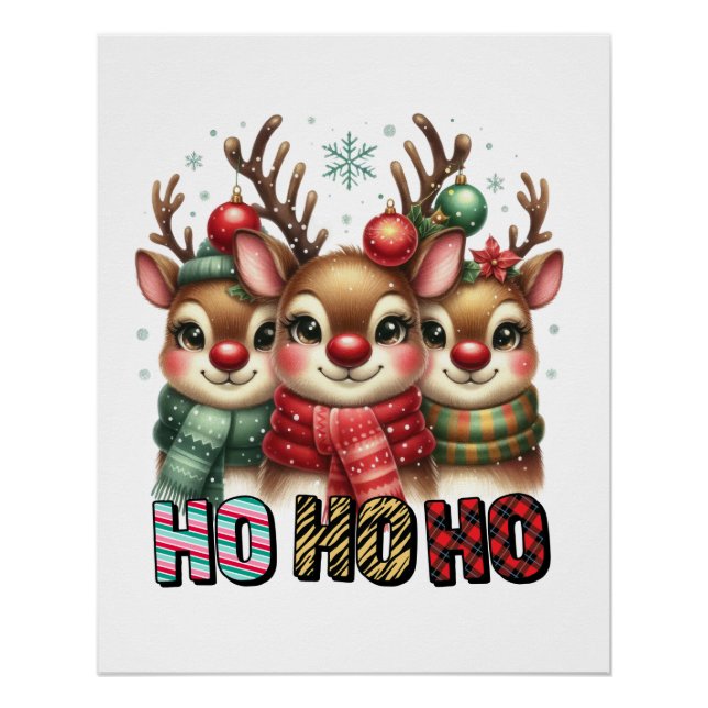 Xmas Gift Ho Ho Ho Poster (Front)