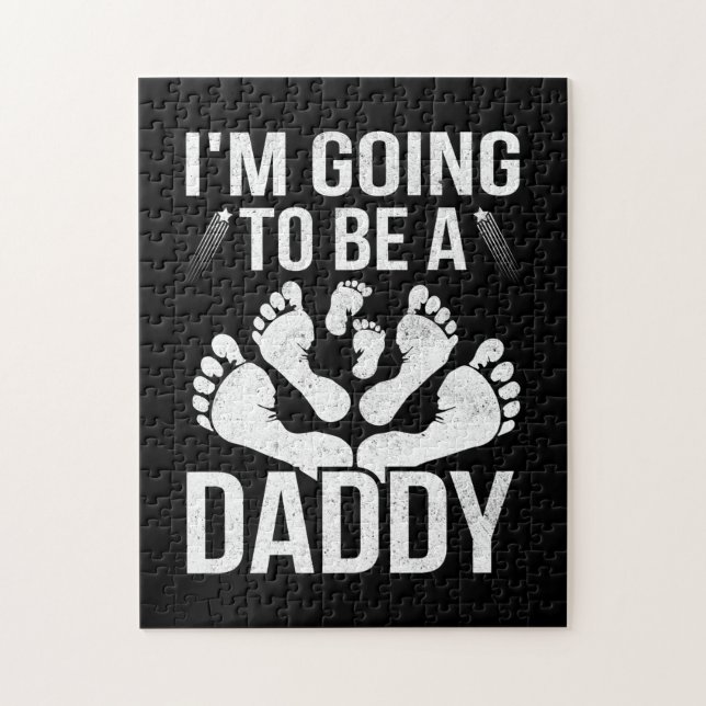 Xmas Gift | I Am Going To Be A Daddy Jigsaw Puzzle (Vertical)