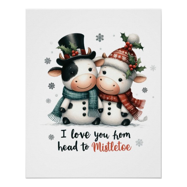 Xmas Gift I Love You Poster (Front)