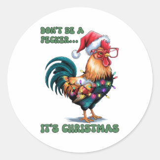 Xmas Gift It Is A Chritsmas Classic Round Sticker