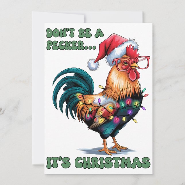 Xmas Gift It Is A Chritsmas Holiday Card (Front)