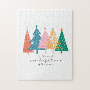 Xmas Gift It Is The Most Wonderful Time Jigsaw Puzzle