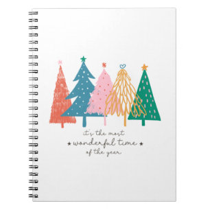 Xmas Gift It Is The Most Wonderful Time Notebook