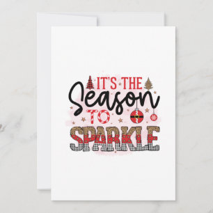 Xmas Gift It Is The Season To Sparkle Invitation