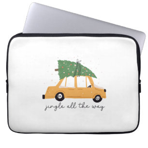 Xmas Gift Jingle All The Way Laptop Sleeve