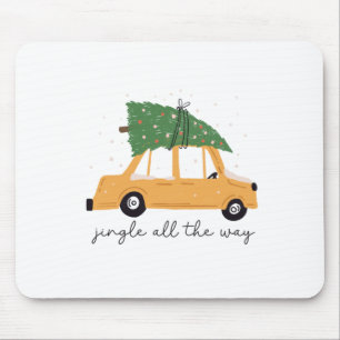 Xmas Gift Jingle All The Way Mouse Mat