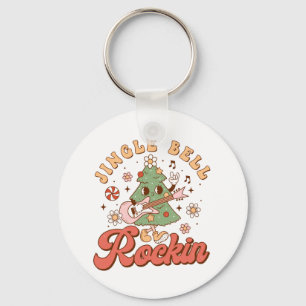 Xmas Gift Jingle Bell Rockin Key Ring