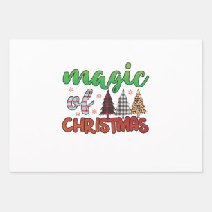 Xmas Gift Magic Of Christmas Wrapping Paper Sheet