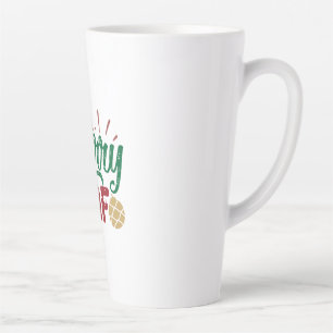 Xmas Gift Merry AF Cool Sassy Latte Mug
