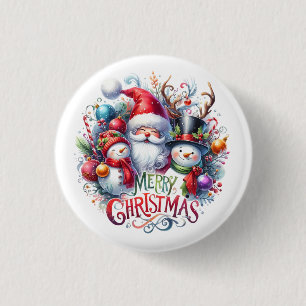 Xmas Gift Merry Christmas 3 Cm Round Badge