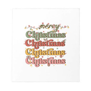 Xmas Gift Merry Christmas Christmas Notepad