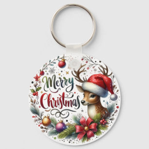 Xmas Gift Merry Christmas Key Ring