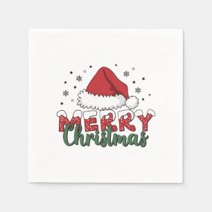 Xmas Gift Merry Christmas Napkin