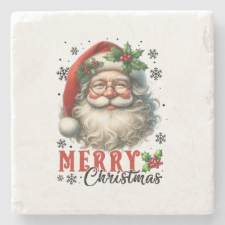 Xmas Gift Merry Christmas Stone Coaster