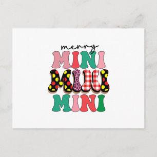 Xmas Gift Merry Mimi Postcard