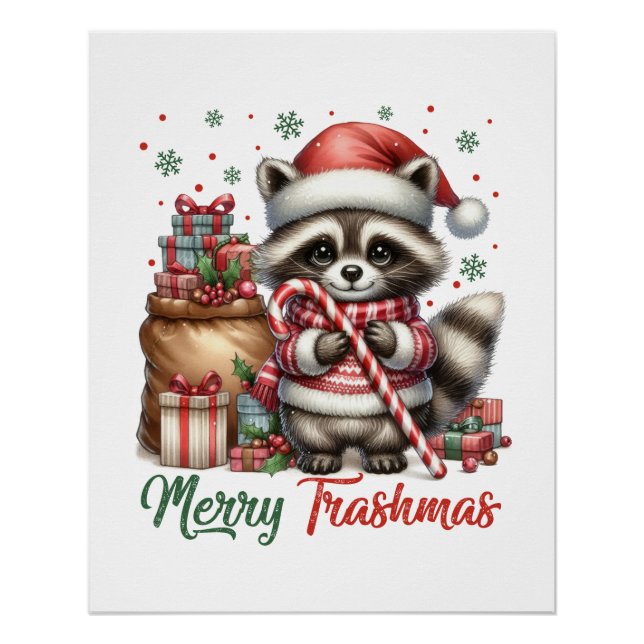 Xmas Gift Merry Trashmas Poster (Front)