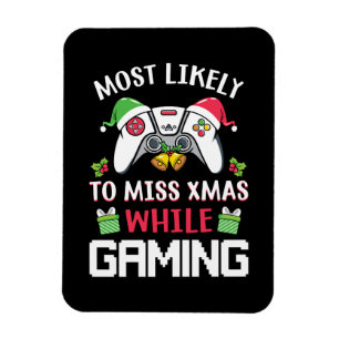 Xmas Gift Most Likely To Miss Xmas Magnet