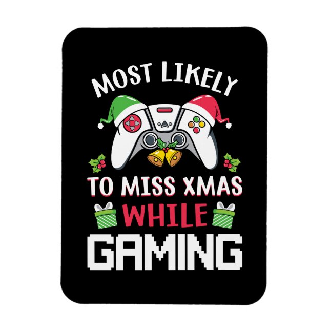 Xmas Gift Most Likely To Miss Xmas Magnet (Vertical)