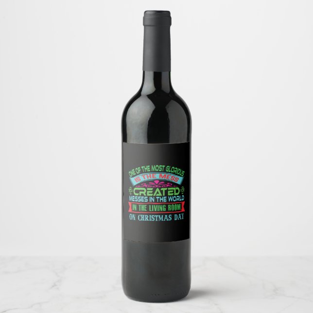 Xmas Gift One Of The Most Glorious Wine Label (Front)