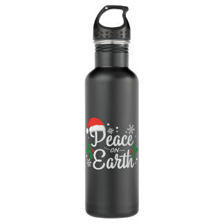 Xmas Gift Peace On Earth 710 Ml Water Bottle