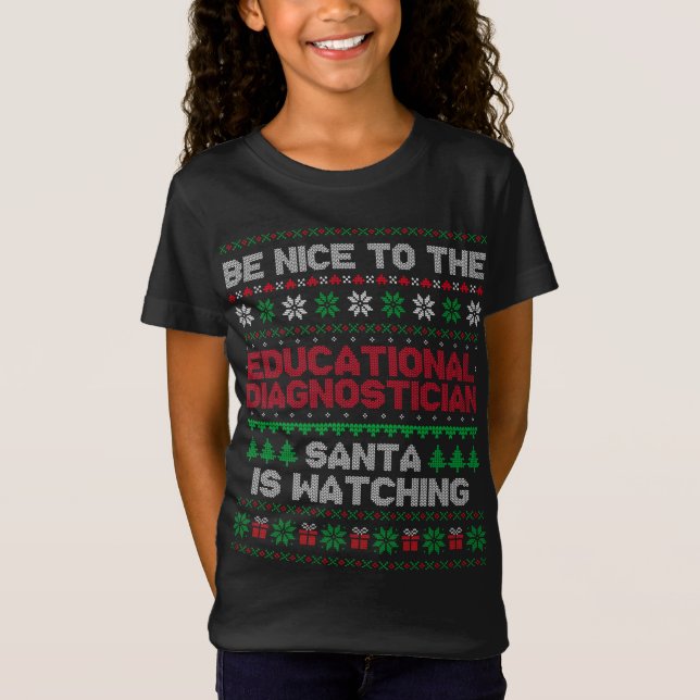Xmas Gift Physical Education Teacher Ugly Sweater (Front)