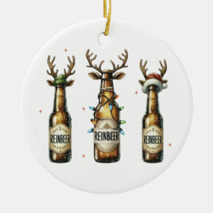 Xmas Gift Reinbeer Reinbeer Reinbeer Ceramic Tree Decoration