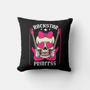 Xmas Gift Rockstar Princess Skull Cushion