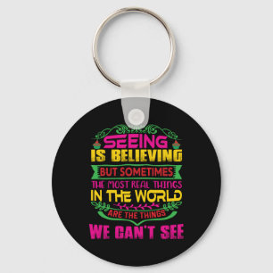 Xmas Gift Seeing Is Believing Key Ring